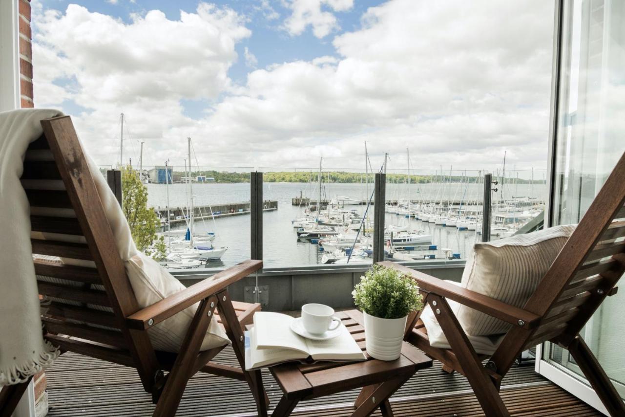 Fewo1846 - Baltic Lodge - Komfortable Maisonettewohnung Mit 3 Schlafzimmern, Balkon Und Blick Auf Die Marina Sonwik Flensbourg Extérieur photo