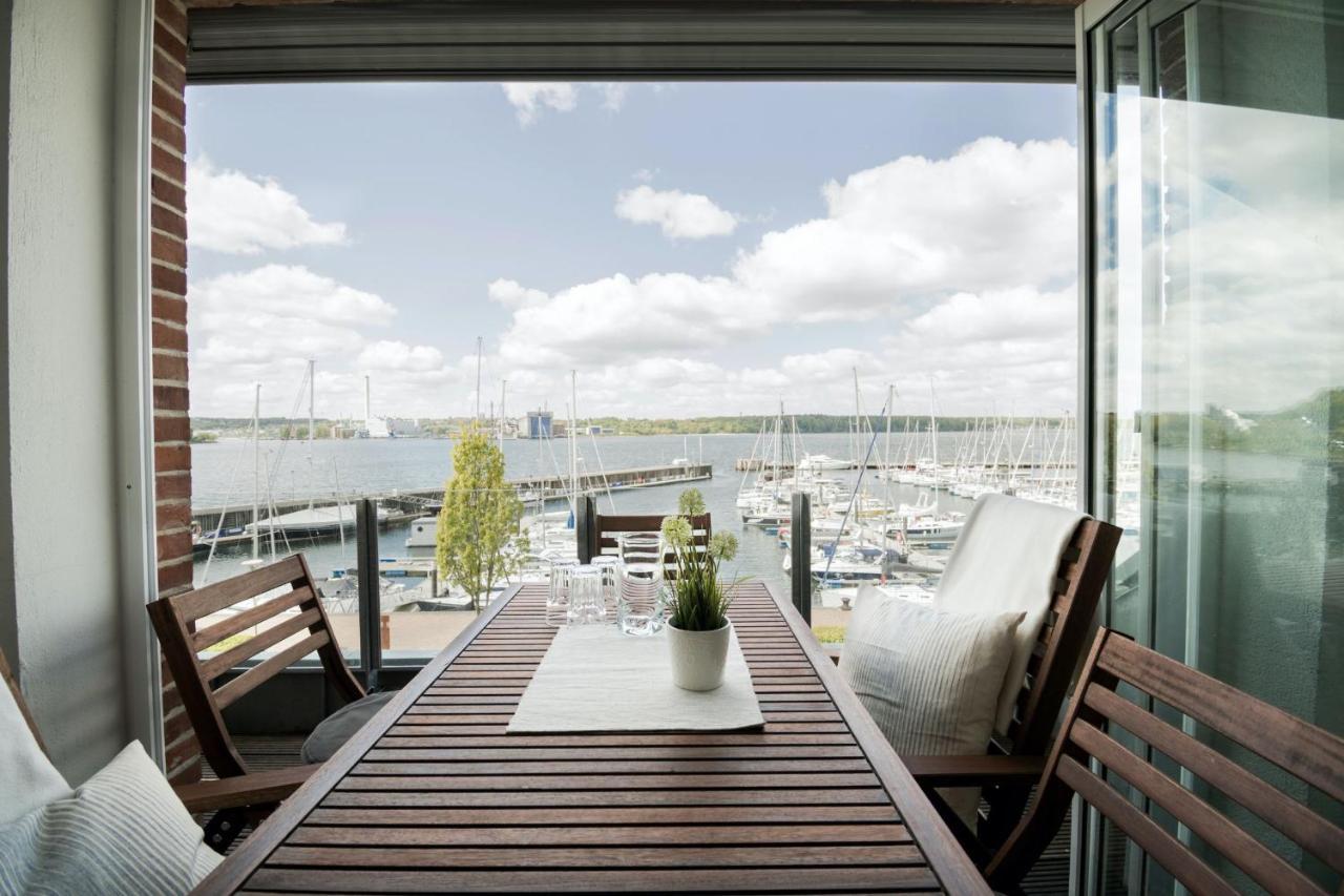 Fewo1846 - Baltic Lodge - Komfortable Maisonettewohnung Mit 3 Schlafzimmern, Balkon Und Blick Auf Die Marina Sonwik Flensbourg Extérieur photo